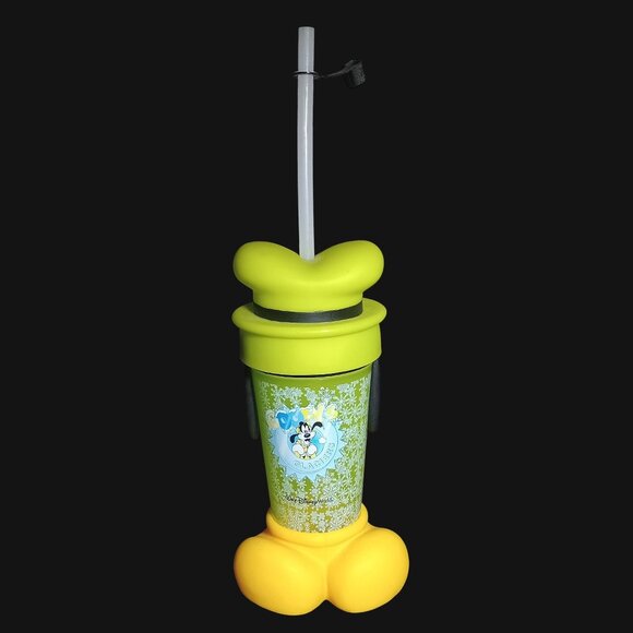 Disney Goofys Glaciers Hat Feet Sipper Cup Tumbler Straw Walt Disney World - Picture 1 of 16
